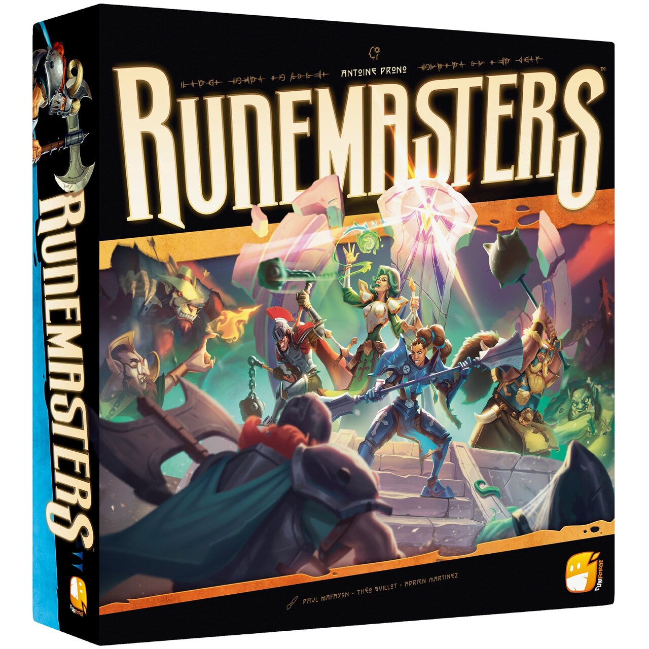 Funforge: Runemasters - Fantasy Defense Game, Cooperative Dice Board Game, Adults & Family, Ages 8+, 1-4 Players, 45 Min